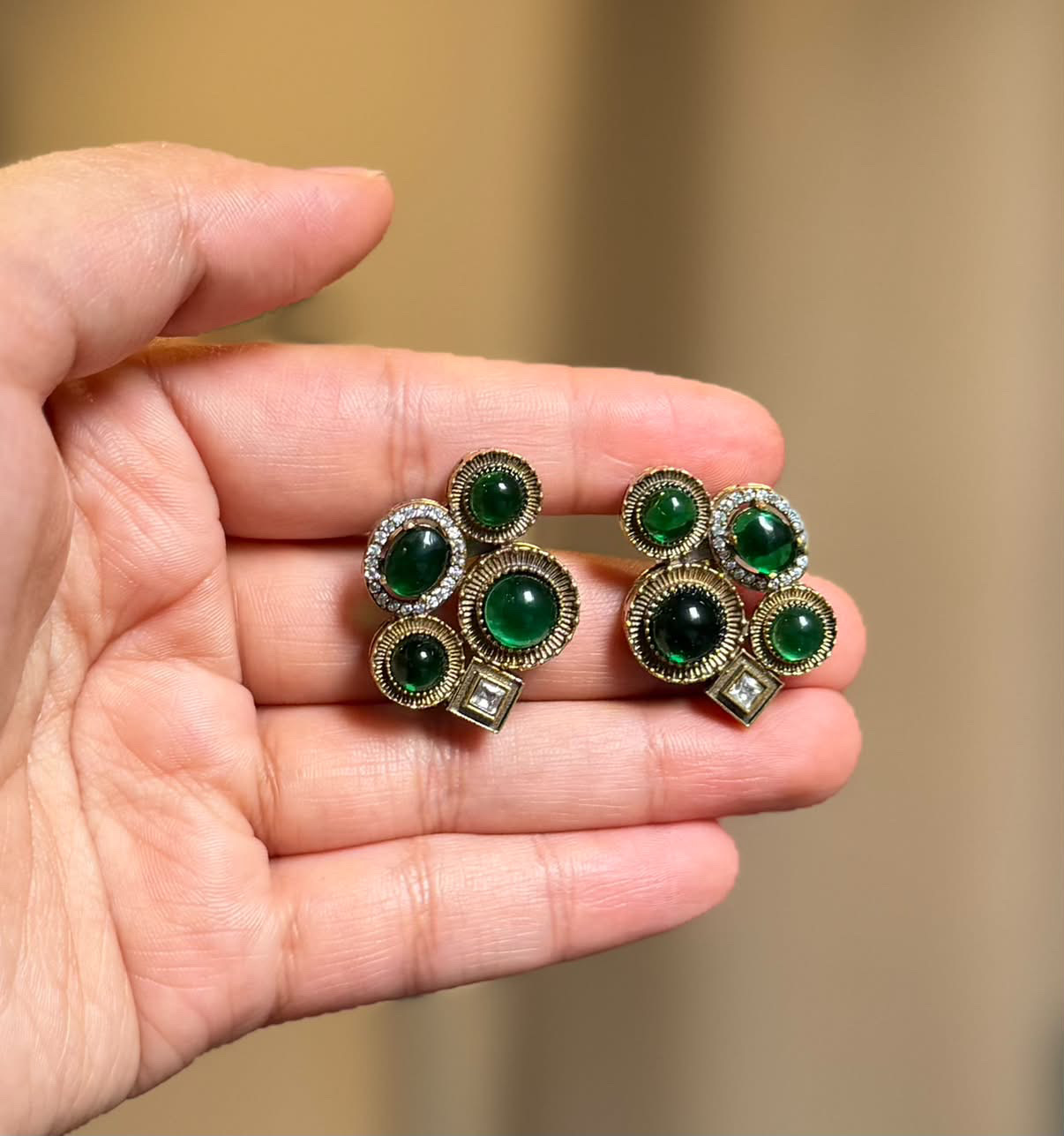 Sabyasachi Inspired Earrings — view 1