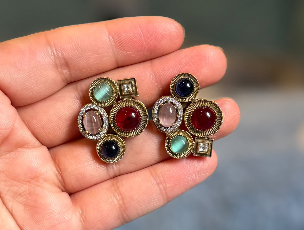 Sabyasachi Inspired Earrings — view 4