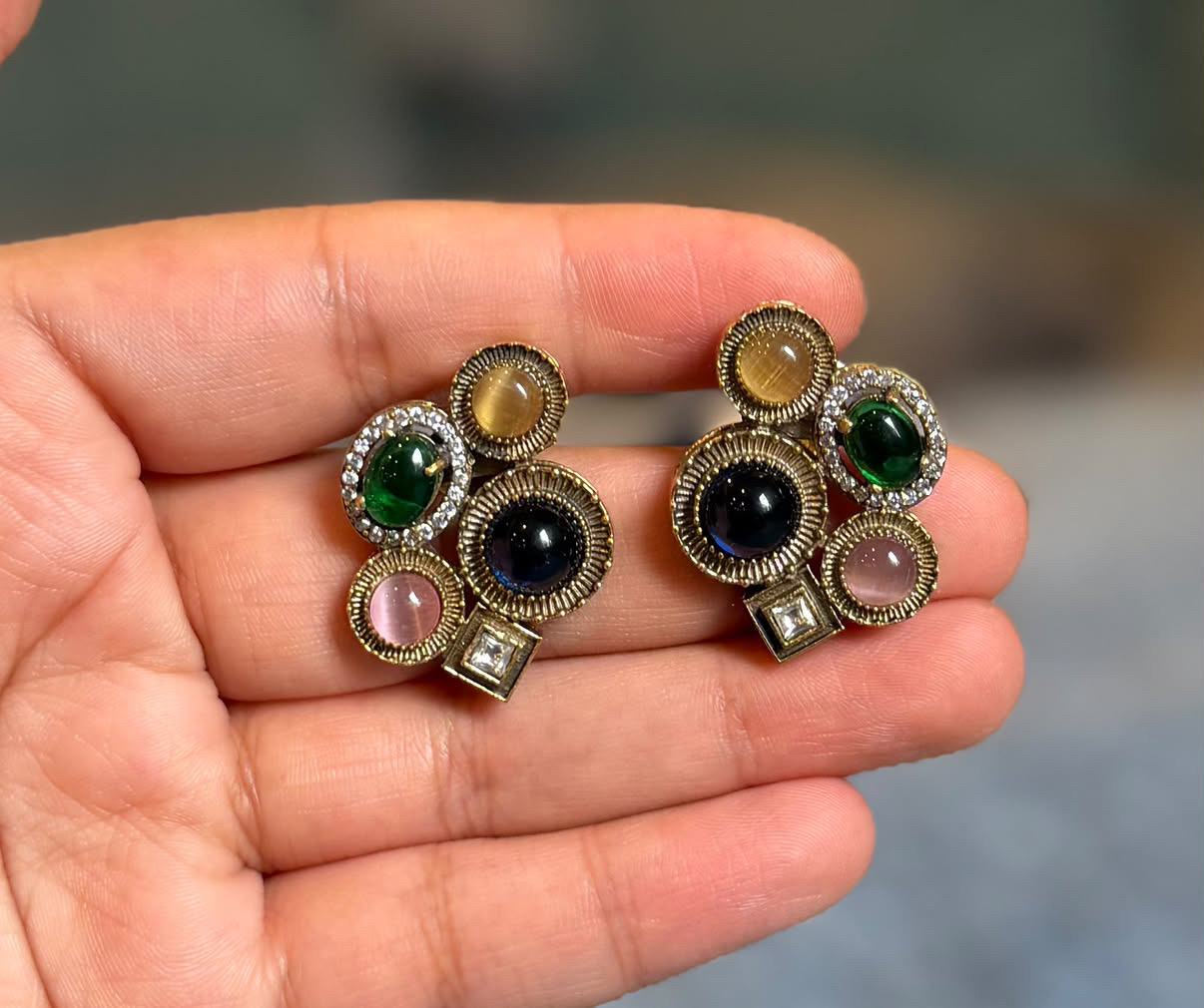 Sabyasachi Inspired Earrings — view 2