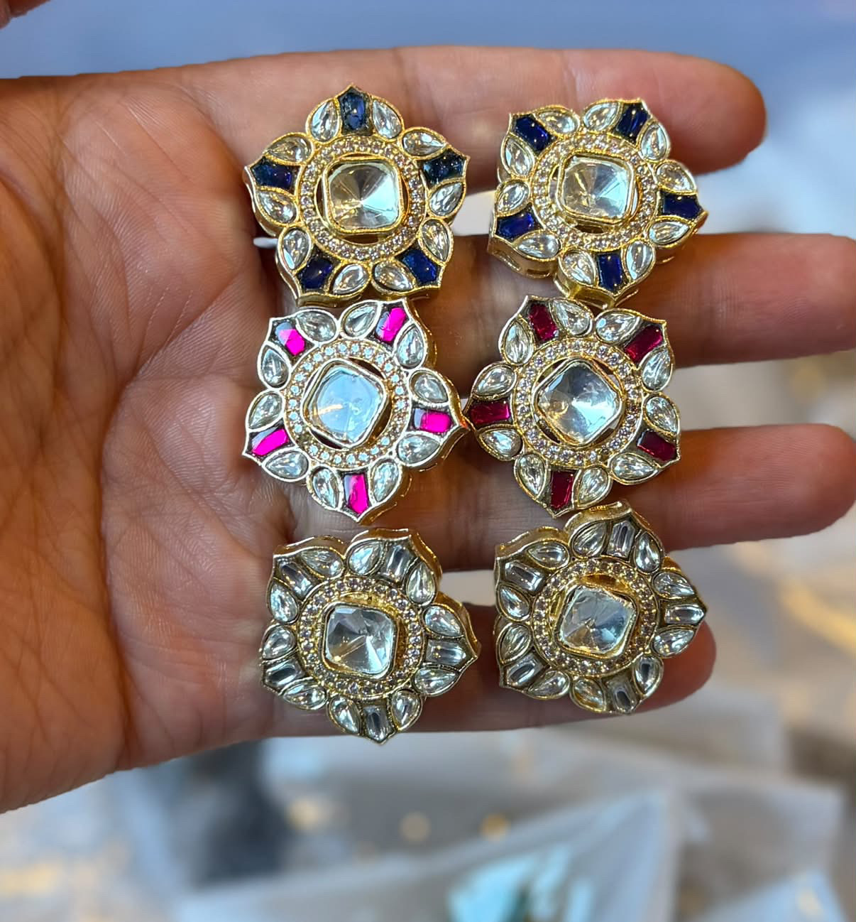 Premium Kundan Earrings — view 1