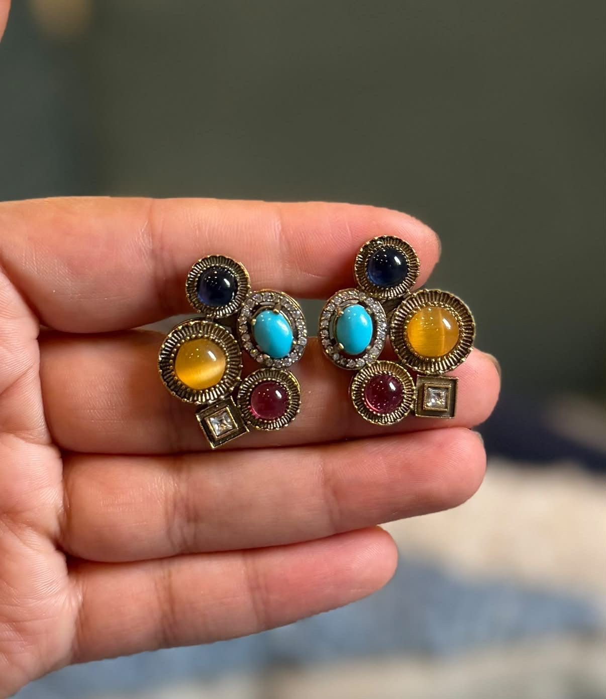 Sabyasachi Inspired Earrings — view 3