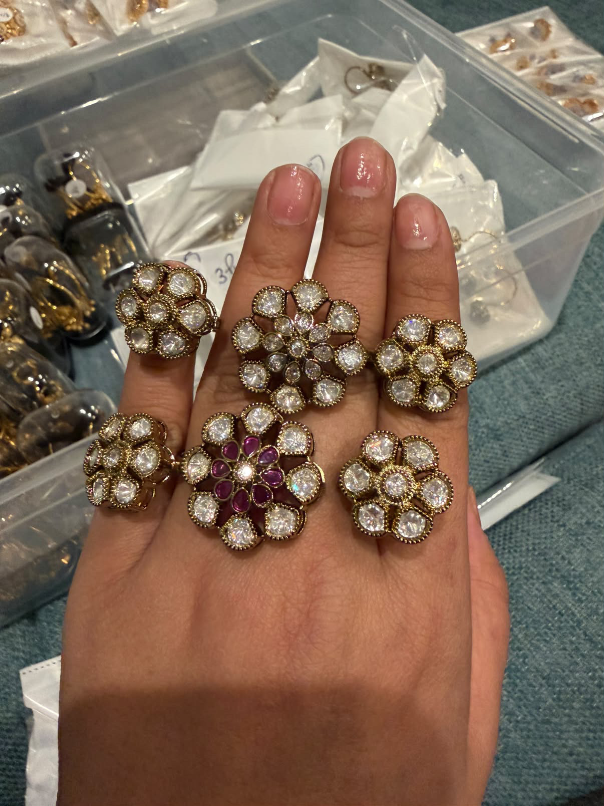 Kundan Rings — view 2